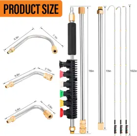Tw9473 -oem Vara De Extensi N Para Lavadora A Presi Lanza #3