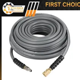 1st180191choice12379064 1stchoice-autoparts 100ft X 3/8 Inch 4800psi High Pressure Washer Hose Gray New