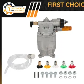 1st180202choice 1stchoice-autoparts 2700psi 3/4 Inch Shaft Horizontal Cold Water Power Pressure Washer Pump 2.5gpm