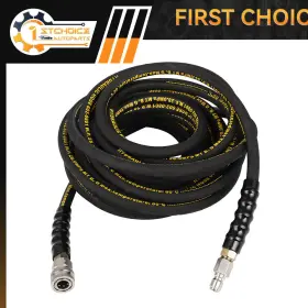 1st180214choice 1stchoice-autoparts 4000psi Pressure Washer Hose Hot/cold Water 1/4 Inch Kink Wear With 3/8 Quick