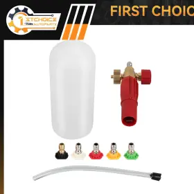 1st180217choice 1stchoice-autoparts 1/4 Inch Heavy Duty Foam Cannon Professional Car Wash Pressure Washer 5 Nozzle Tips