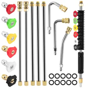 9th Shop 761086749770 Pressure Washer Extension Wand Kit Power Was