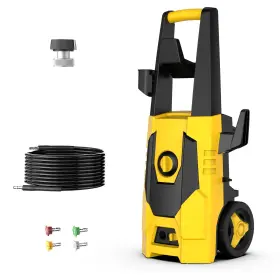 8840ye3 Agiiman Electric Pressure Washer 1350psi Power With 35ft Cord 20ft Hose