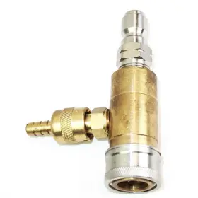 Agt 789610585670 Soap Injector Coupler T Fitting For Pressure Washer Adjustable Valve 3/8 Inch