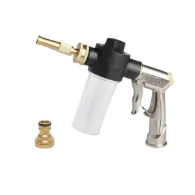 Fgs001 Ajiusir High Pressure Car Wash Foam Gun Sprayer Heavy Duty Metal Garden Hose Nozzle