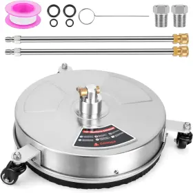 All4detail 137141220346 15 Inch Pressure Washer Surface Cleaner Power 4000psi For Driveways Deck