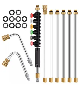 All4detail 239583542458 Pressure Washer Extension Wand Upgraded Power Lance With Nozzle Tips