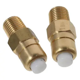 Allgift 608769098582 Thermal Release Valve 2pcs 1/4 Inch Pump Protector Brass Relief Rep