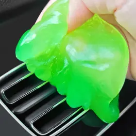 Allguo Cleaner Gels 3pcs Car Cleaning Gels Clean Putty Dust 0.93 Ounce Pack Of 3 Green