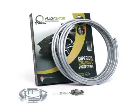 Alloygator 060947480247 Silver Rim Protector For Car Wheels Fits 12-24 Inch Wheel Diameter