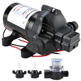 Nmdp33-g28-45-12 Amarine Made Rv Water Pump 12v Pressure Self Priming Diaphragm 10.6 Lpm 2