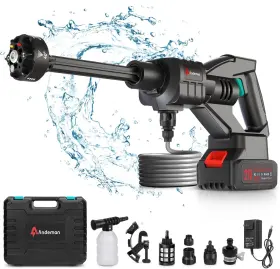 Andeman 445023518515 Cordless Pressure Washer 800 Psi 1.5 Gpm Portable Handheld High-pressure