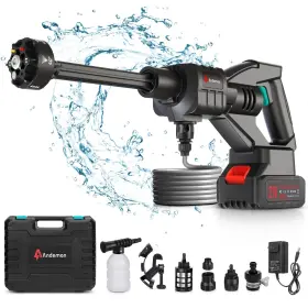 Andeman 659675320991 Cordless Pressure Washer 800 Psi 1.5 Gpm Portable Handheld High-pressure Was