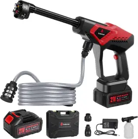 Andeman 810139104018 Cordless Pressure Washer With 3.0ah Battery 800 Psi 1.5 Gpm Portable W