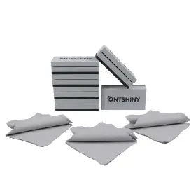 As-wa09g Antshiny Ceramic Coating Applicator Sponges Block With Suede Cloth Car Detail
