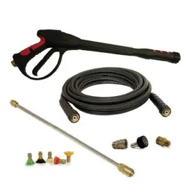 99023676 Apache 725559533945 3700 Psi Pressure Washer Gun Kit With 5/16 Inch X 25ft Hose Quick Discon