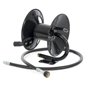 99023586 Apache Steel Pressure Washer Reel For 50 Foot Hose With Pump Black Open Box