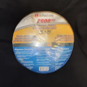 Mfg99050992 Apache New 2600 Psi 1/4 Inch X 35 Rubber Presure Washer Hose Replacement Extension