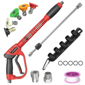 Pwg-l01 Apower Pressure Washer Gun With Replacement Wand Extension 40 Inch Power Lo