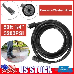 App17164318s App 50 Ft X 1/4 Inch 3200 Psi Pressure Washer Replacement Hose Peggas Free Shipping