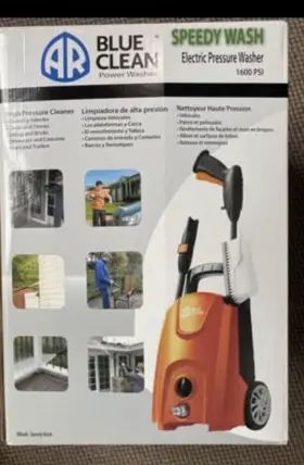Ar117 Ar Blue Clean 851243141056 Inch Speedy Wash Pressure Washer 1600 Psi - New In Box