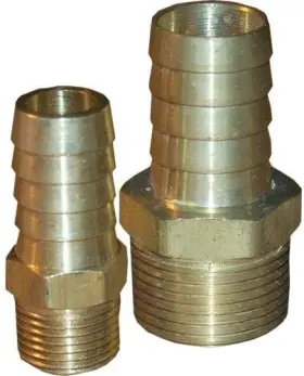 Ar72753786 Ar Blue Clean New Inlet 1/2 Inch Barb Outlet 3/8 M Metalic