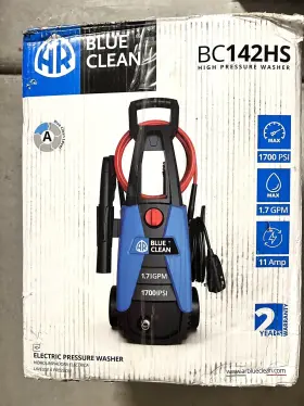 Bc142hs Ar Blue Clean Electric Pressure Washer 1700 Psi 1.7 Gpm 11 Amp 1