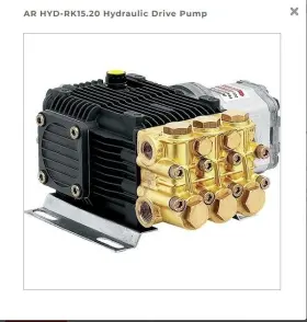 Hyd-rk15.20 Ar Hydraulic Powered Pressure Washer Pump