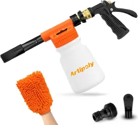 Car-021 Artipoly Car Wash Foam Gun Microfiber Mitt - Sprayer Cannon For Ho