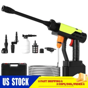 H008-009-us Artudatech Cordless High Pressure Water Spray Gun Car Washer Tool With Three Function Levers