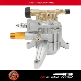 Asf167ed120r86 As-speedfather Pressure Washer Pump 7/8 Inch Shaft Axial 2200-3000 Psi 2.4 Gpm Free Shipping