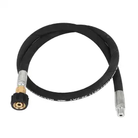 Asf180ed213r09 As-speedfather 3ft Pressure Washer Whip Hose 3/8 Inch Jumper With Swivel Steel Connector