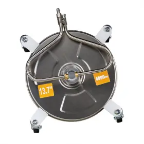 Asf180ed529r09 As-speedfather 13.7 Inch Pressure Washer Surface Cleaner Max 4000psi With 4 Wheels Stainless Steel