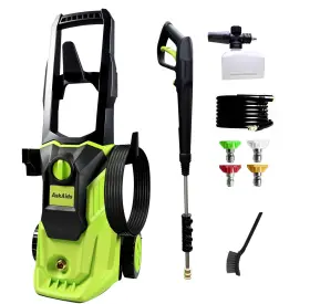 Askaids 754272135327 Pressure Washer 4 Nozzles High Cleaning Machine For Car Patio Deck Power Foam