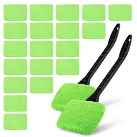 Cn.20241231006 Astimesa 2 Set Of Green Microfiber 4.9 Inch X 3.4 15.7 Black