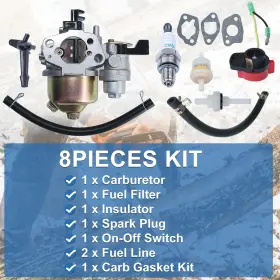 Hl252300 Aumel 707772662992 Carburetor Fuel Line Filter With Carb Gasket Kit For Homelite Ut8 #2