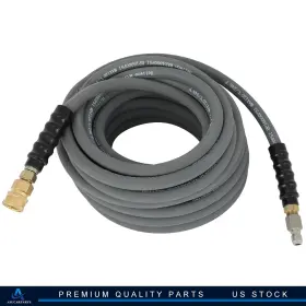 Aup17164001cp Aup 50ft Pressure Washer Hose Non-marking - 4000psi Length Gray With Couplers