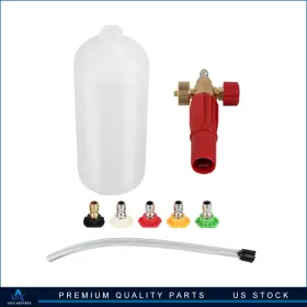 Aup180217up Aup 1/4 Inch 5 Nozzle Tips Heavy Duty Foam Cannon Professional Car Wash Pressure Washer