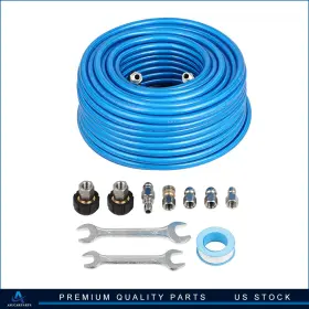 Aup180218up Aup 5800psi Pressure Washer Sewer Jet Kit 100ft 1/4 Inch Upgraded Pu Hose Blue New