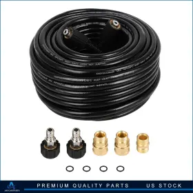 Aup180220up Aup 3200psi Pressure Washer Hose 100 Ft With M22 To 3/8 Inch Quick Connect Adapter
