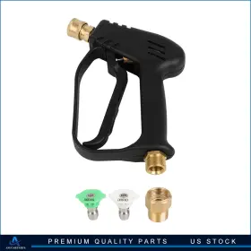 Aup180221up Aup Short Pressure Washer Gun With M22-14mm Inlet Stubby High Handle New