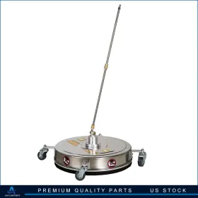 Aup180521up Aup 20 Inch Pressure Washer Surface Cleaner Stainless Steel With 4 Wheels 4000psi