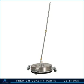Aup180528up Aup 13 Inch Stainless Steel Surface Cleaner Attachment Pressure Washer With 4 Wheel