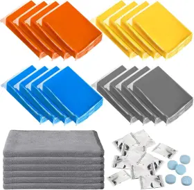 Mjo1945 Aurelema 32 Pcs Car Clay Bars Auto Detailing And Luber Synthetic Lubricant Kit 16