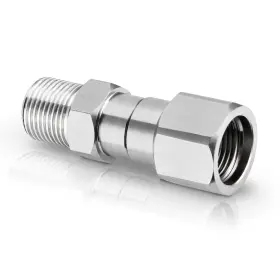 3-8swivel Aurora Car Pressure Washer Swivel Fitting 3/8 Npt Male To Female Adapter 5000 Psi Steel