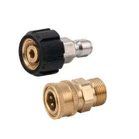 Aurora Car 795261786168 Pressure Washer Adapter Set Quick Connect Kit Metric M2214mm Female S