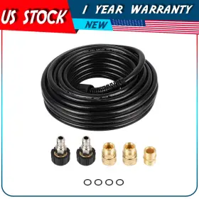 Adp180184dp Autodayplus 50ft 3200psi Replacement High Power Pressure Washer Hose 3/8 Inch M22-14mm