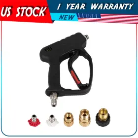 Adp180187dp Autodayplus Short Pressure Washer Gun With Swivel High Water Handle 3/8 Inch Male