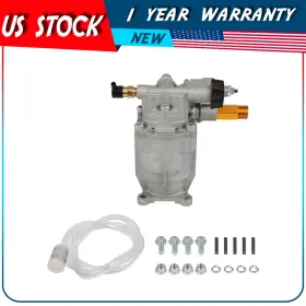 Adp180188dp Autodayplus Pressure Washer Pump Horizontal 3/4 Inch Shaft - Max 3000 Psi 2.5 Gpm Oil Sealed