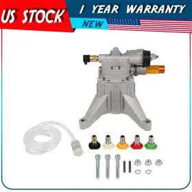 Adp180198dp Autodayplus New Pressure Washer Pump 7/8 Inch Shaft Vertical Replaced 3000 Psi 2.5 Gpm